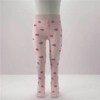 Comfortabele baby meisjes stropdassen in ademend katoen met roze harten