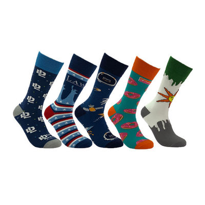 Print Patroon Type Mensen Casual Socks Non Slip Football Grip voor Winter Comfort