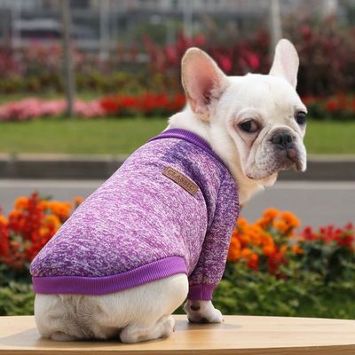 Polyester Herfst- en winterkleding voor huisdieren Dikke warme kleding voor kleine honden XS-XXL