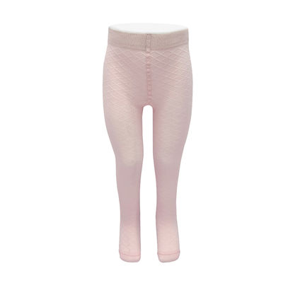 Gebreide solide kleur roze baby meisjes voetbroek Outlet stijl schattig lange kinderen strak