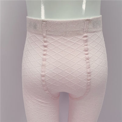 Gebreide solide kleur roze baby meisjes voetbroek Outlet stijl schattig lange kinderen strak
