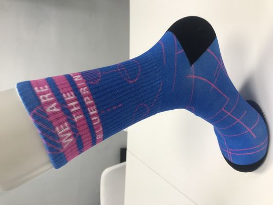 Comfortabele niet-glijdende aangepaste gedrukte sokken Casual sokken type met 18% polyester stof