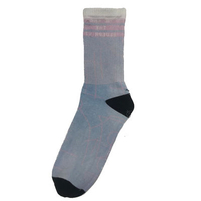 Comfortabele niet-glijdende aangepaste gedrukte sokken Casual sokken type met 18% polyester stof