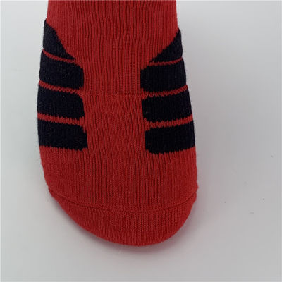 Custom Mensen Winter Wit Rood Casual Basketbal Lange Sport sokken met 50000 Hoeveelheid