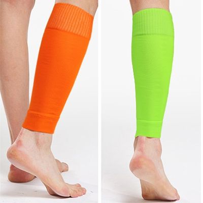 Solid Pattern Compression Sport sokken voor hoge elastische beenbescherming en prestaties