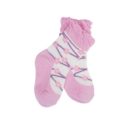 Zachte en duurzame ruffle sokken voor baby baby meisje in prinses schoen vorm 12-24M maat