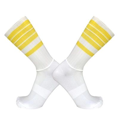Polyamide en spandex anti-slip compressie sokken voor fietsen