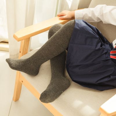 Geweven schoolgirls schooltjes gekamd katoen compressie warme slipjes leggings voor kinderen