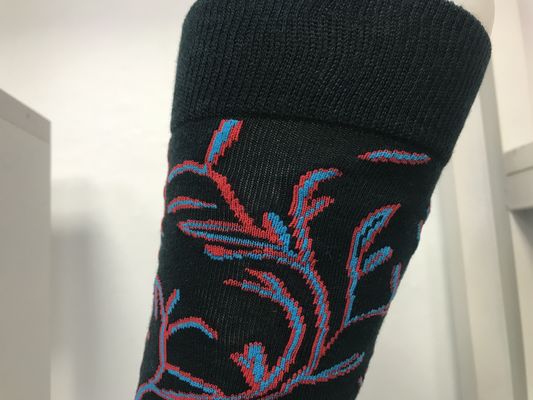 Mensen Hip Hop Street Style sokken Custom Label Zwarte katoenen sokken met gepersonaliseerde afdruk