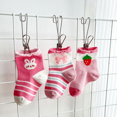 Ondersteuning 7 dagen Voorbeeld bestelling Levertyd schattig afdruk ademend anti-slip lente sokken voor kinderen