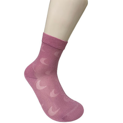 100% mode stijlvol minimalistisch vrouwen glanzende zijde nylon sokken met anti-glij functie