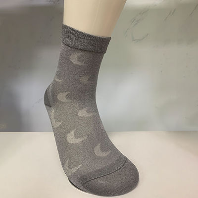 100% mode stijlvol minimalistisch vrouwen glanzende zijde nylon sokken met anti-glij functie