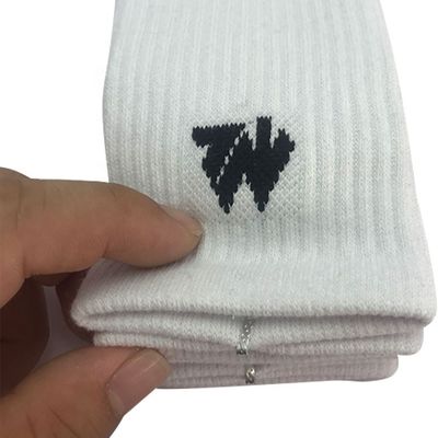 Middendik Alle seizoenen Crew Lengte Witte sport sokken Anti-slip gebreide schoonheids sokken