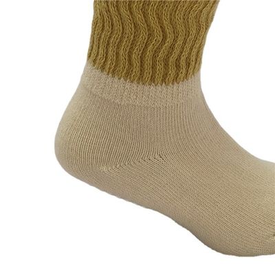 Nieuwgeboren High Ankle gebreide anti slip lange baby sokken met ademend katoen