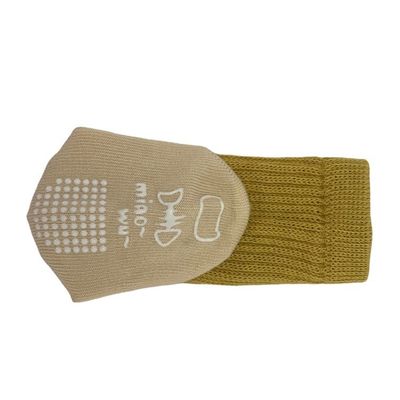 Nieuwgeboren High Ankle gebreide anti slip lange baby sokken met ademend katoen