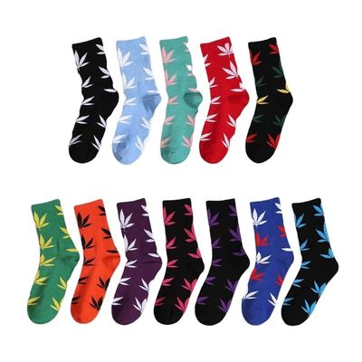Plain Socks Cotton Spandex Casual Socks voor vrouwen en mannen 36-39 Dames maat