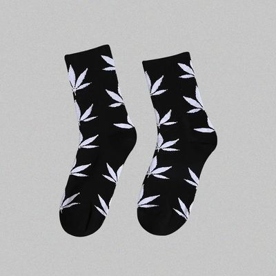 Plain Socks Cotton Spandex Casual Socks voor vrouwen en mannen 36-39 Dames maat