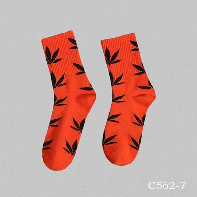 Plain Socks Cotton Spandex Casual Socks voor vrouwen en mannen 36-39 Dames maat