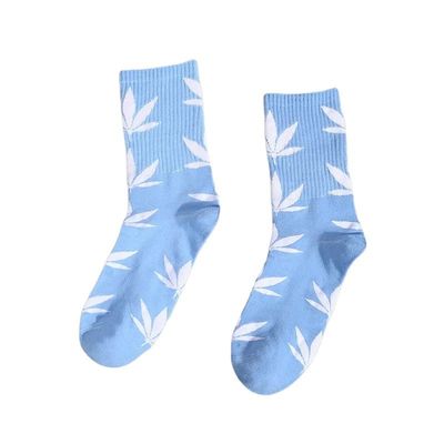 Regular Style schoonheids sokken voor mannen vrouwen Unisex Rood Blauw Katoen Elastische sport sokken