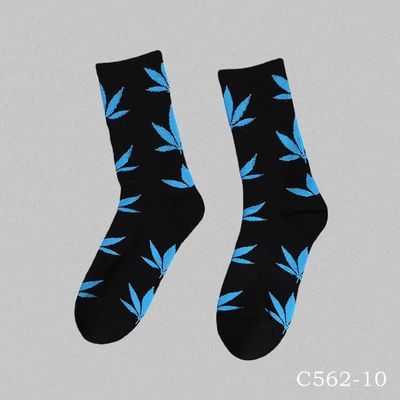 Regular Style schoonheids sokken voor mannen vrouwen Unisex Rood Blauw Katoen Elastische sport sokken