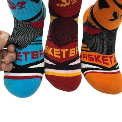 Regelmatige stijl luxe oranje sportieve sokken voor strekkend comfort en anti-slip voetbal