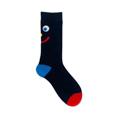 Vrouwen Custom Cute Dot Letter Printed Cotton Jacquard Cotton Socks voor vrouwen Print Design