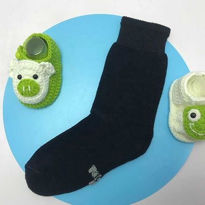 Gebreide schoenen sokken voor mannen werk Custom Design Comfortabele herfst katoenen sokken maat 6-11
