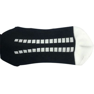 Zomerseizoen Unisex Zwarte Compressie Sport sokken 100% Polyester 15-20 Cm Long Tube