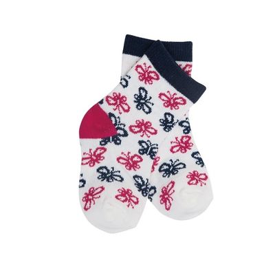 Kinderen Winter warme sokken met ademend stof en schattig vlinder aardbeien ontwerp
