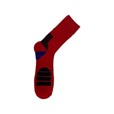 Roodwit Katoen Athletic Sport Crew sokken Custom Logo Print Pattern Design voor mannen Vrouwen