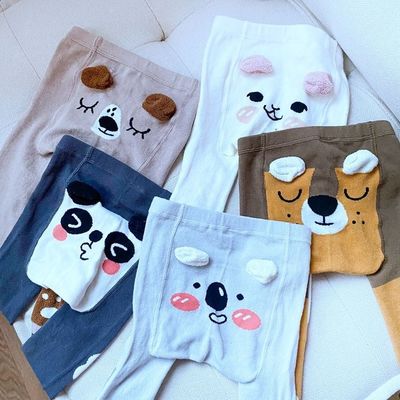2-4 jaar Kleine leggings met een mooi patroon, dik en huidvriendelijk in vijf kleuren