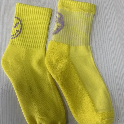 Casual sokken voor vrouwen Custom kleur logo OEM gekamd katoen half-loop enkel schattig sokken