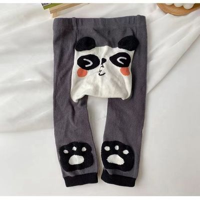 Casual baby tights in comfortabel en ademend katoen met schattig dierpatroon