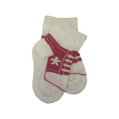 Gepersonaliseerde ademende katoenen gebreide baby meisjes sokken 70% katoen 28% polyester 2% spandex