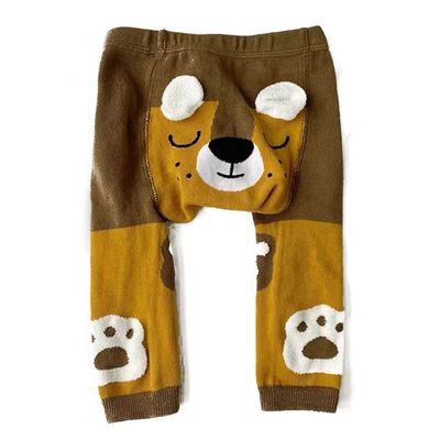 22% Polyamide stof baby strakke broek 3D dierprint voor comfortabele en stijlvolle kleding