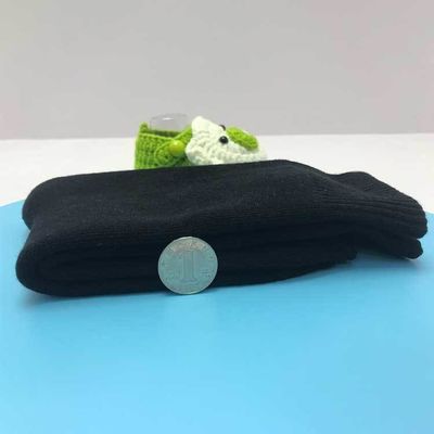 Zwarte herfst ademend zweetverwijderend anti-slip katoenen compressie sport sokken
