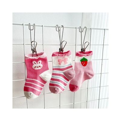 Winterschoenen voor kinderen Set met tekenfilmpje aardbeien konijn ontwerp en snel droog stof