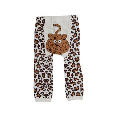 Gebreide dagelijkse slipjes lente herfst schattig gedrukt broek leggings voor meisjes zacht elastisch