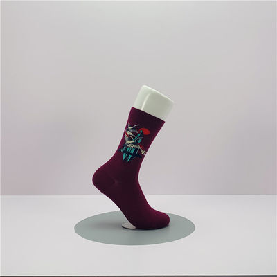 Print Custom Cotton Long Slouch Socks voor vrouwen Zweetbestendige GEEN naalddetectie