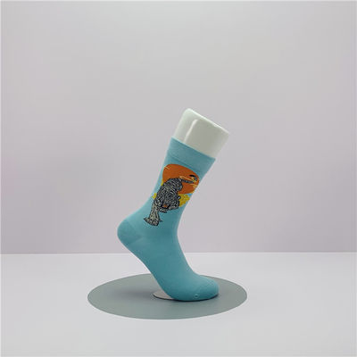 Print Custom Cotton Long Slouch Socks voor vrouwen Zweetbestendige GEEN naalddetectie