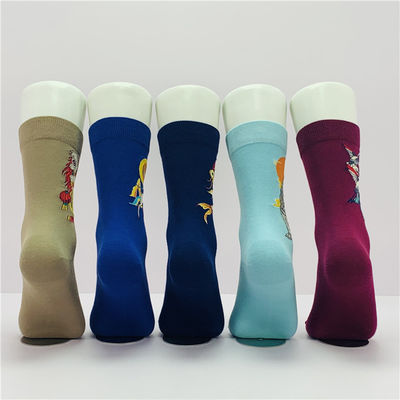 Print Custom Cotton Long Slouch Socks voor vrouwen Zweetbestendige GEEN naalddetectie
