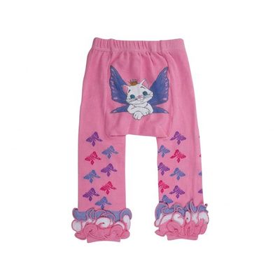 Gebreide baby meisjes gestreepte gedrukte gekamd katoenen casual Tights voor peuter lange broek