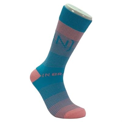 Custom kleurrijke mannen sokken Logo Positie Andere 80% gekamd katoen 17% polyamide 3% spandex
