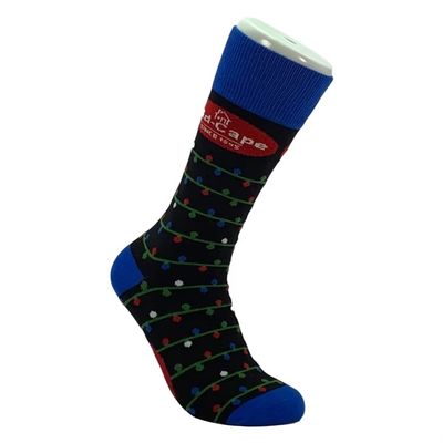 Custom kleurrijke mannen sokken Logo Positie Andere 80% gekamd katoen 17% polyamide 3% spandex