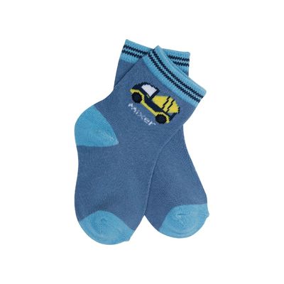Anti-slip baby meisje winter sokken met schattig dinosaurus print Dik en warm gebreid
