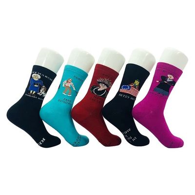 Yoga sokken voor vrouwen Stof 70% gekamd katoen 25% polyamide 5% spandex naald detectie