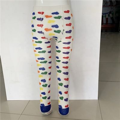 Topverkopende meisjes voorjaar gedrukte baby tights schoonheid tights met naalddetectie