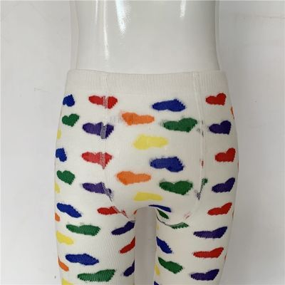 Topverkopende meisjes voorjaar gedrukte baby tights schoonheid tights met naalddetectie