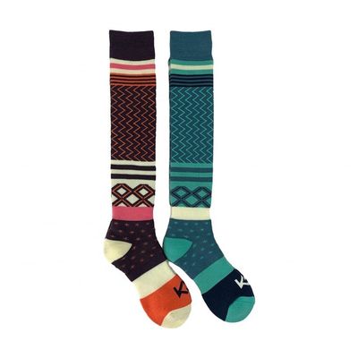 Drukmethoden Andere gebreide vrouwenwol sokken Knie hoog Custom Designer Sport sokken
