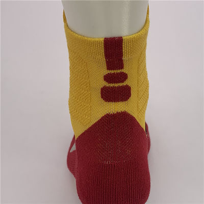 Custom Elite basketbal sokken met ademend gebreide stof en winter print patroon